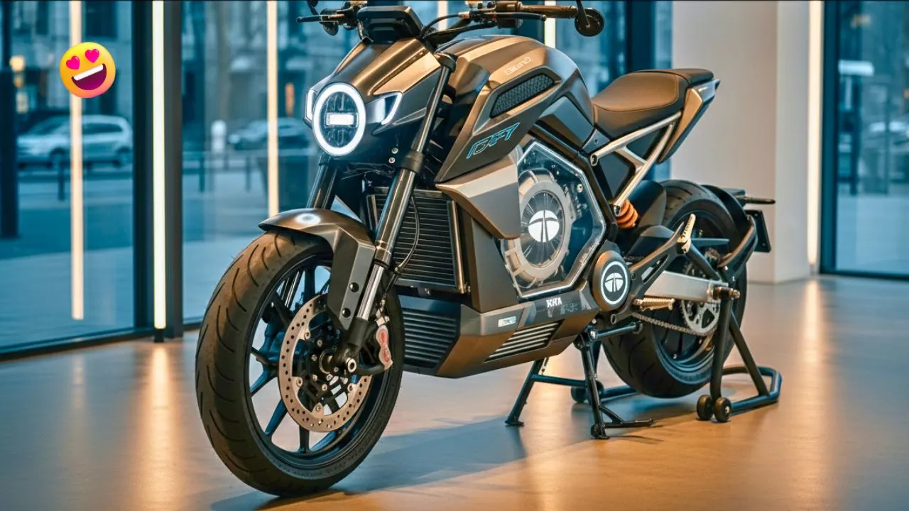 Tata First Electric Bike Revealed: 165km Range, Smart Tech, and Budget Pricing?